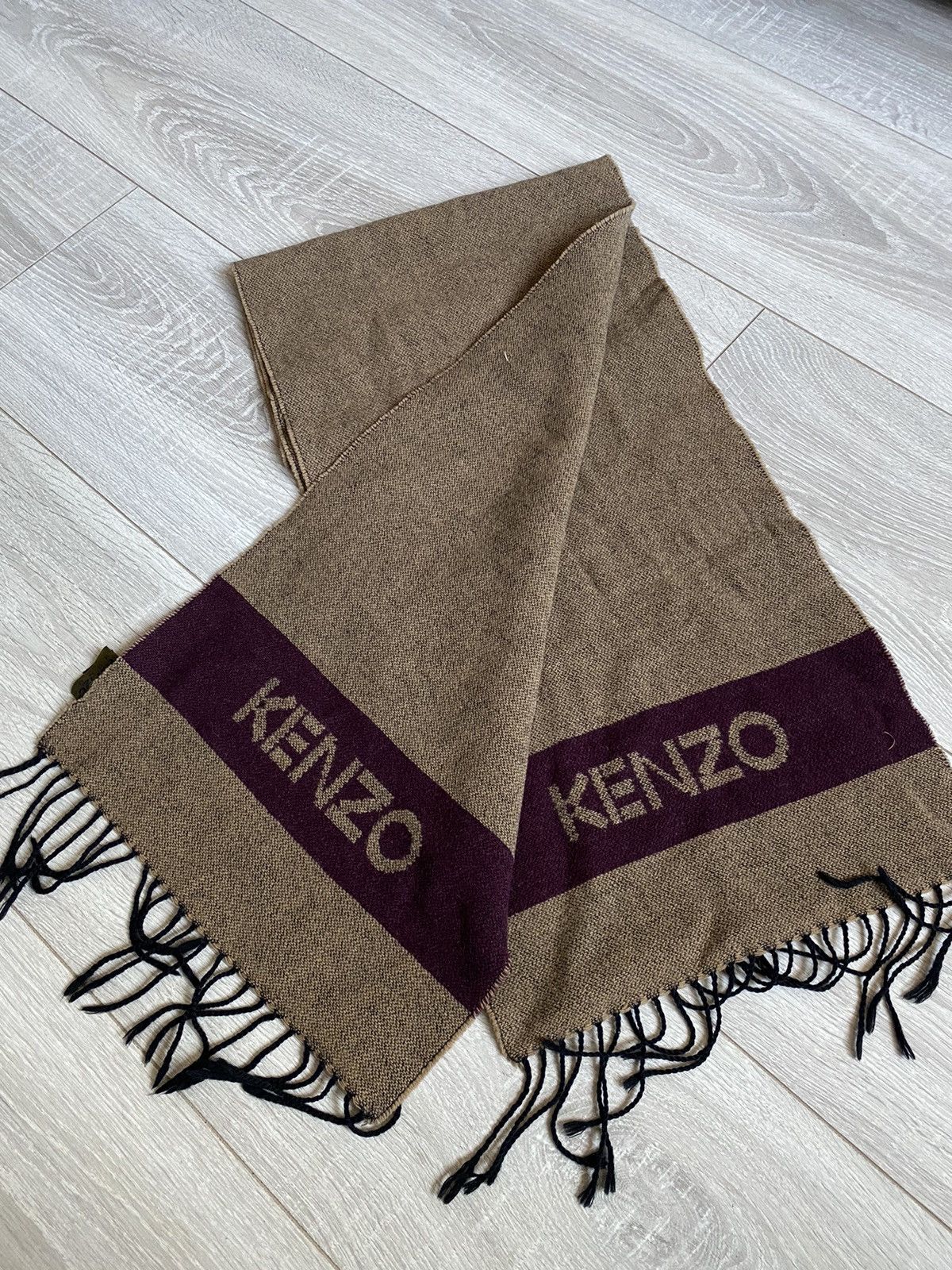 Kenzo scarf big logo / Muffler / Neckwear