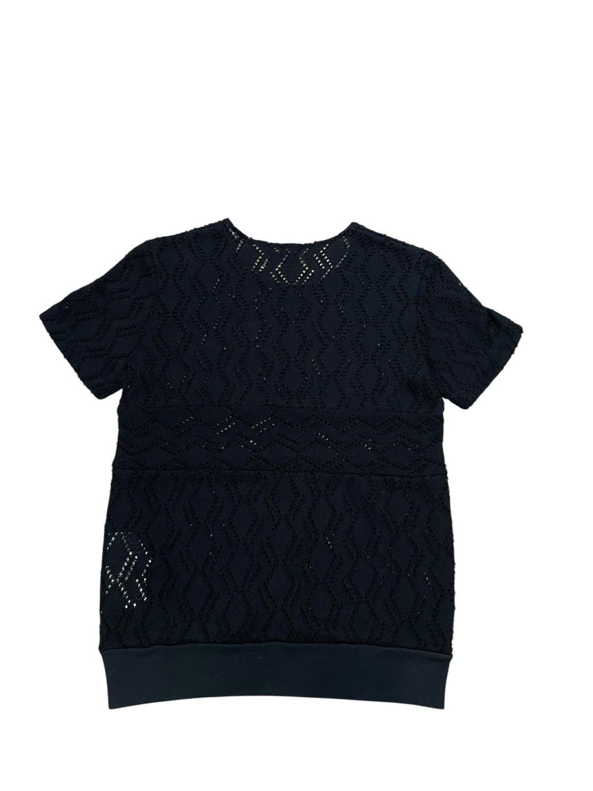 Comme des Garcons 1999AD Comme des Garçons Lace Mesh Panel T-shirt (S) Size S / US 4 / IT 40 - 3 Thumbnail
