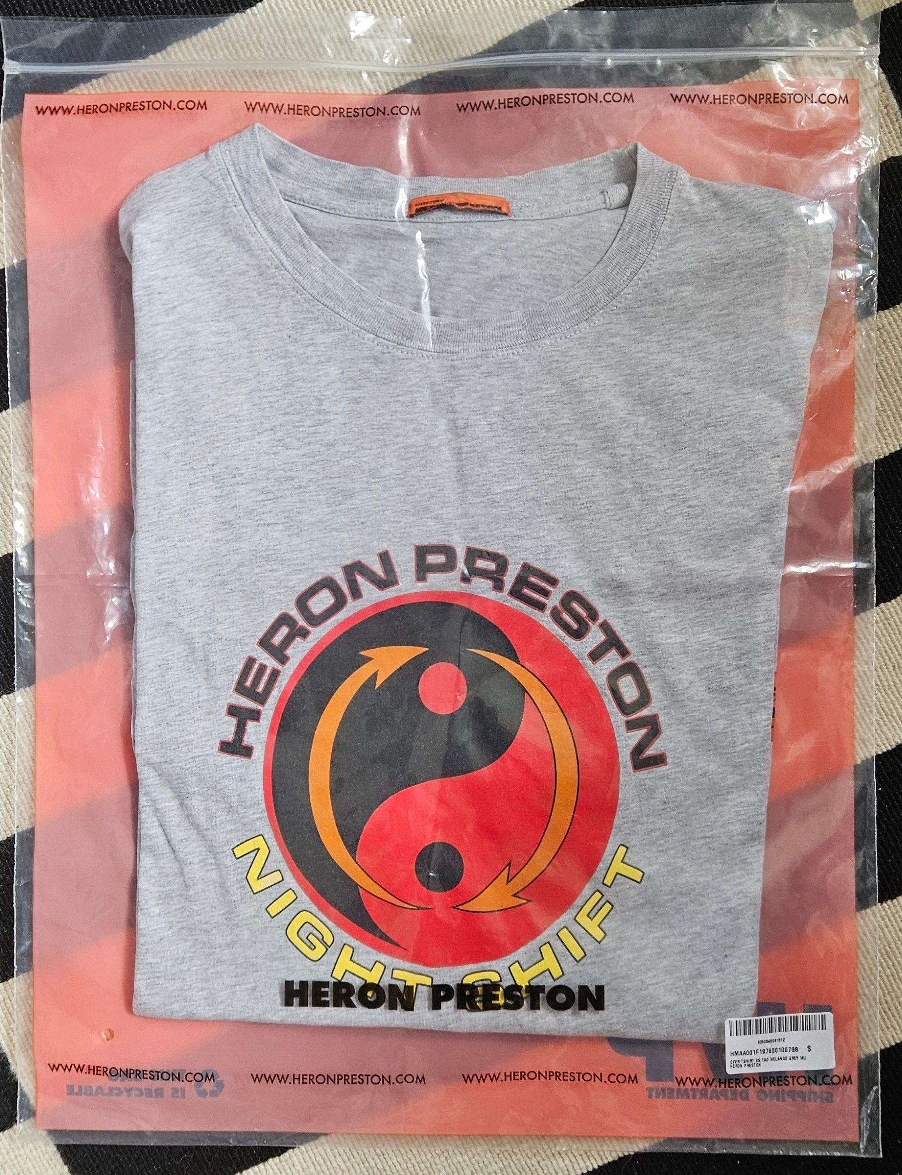 Heron Preston Heron Preston "Night Shift" T-shirt Size US S / EU 44-46 / 1 - 3 Thumbnail