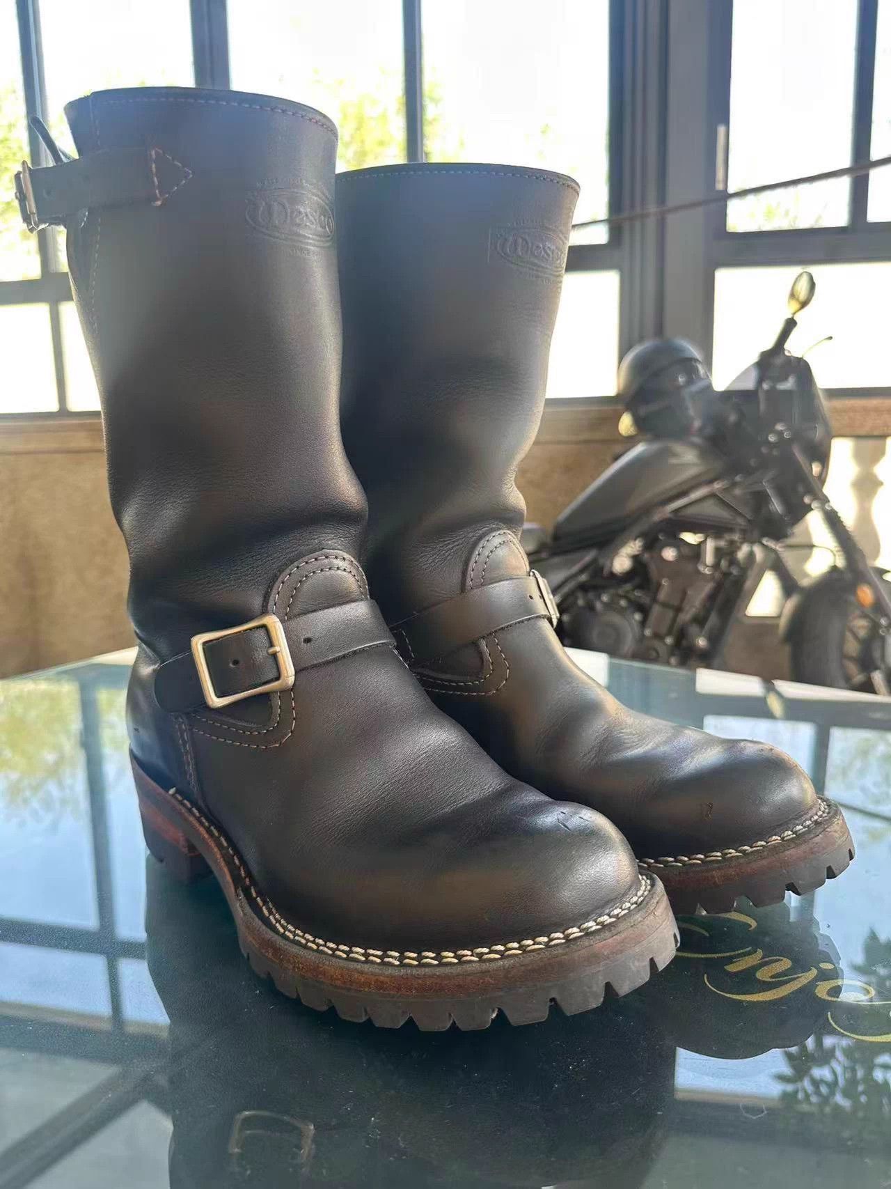 WESCO Brown Leather Buckle Boots Size 8.5 Size US 8.5 / EU 41-42 - 1 Thumbnail