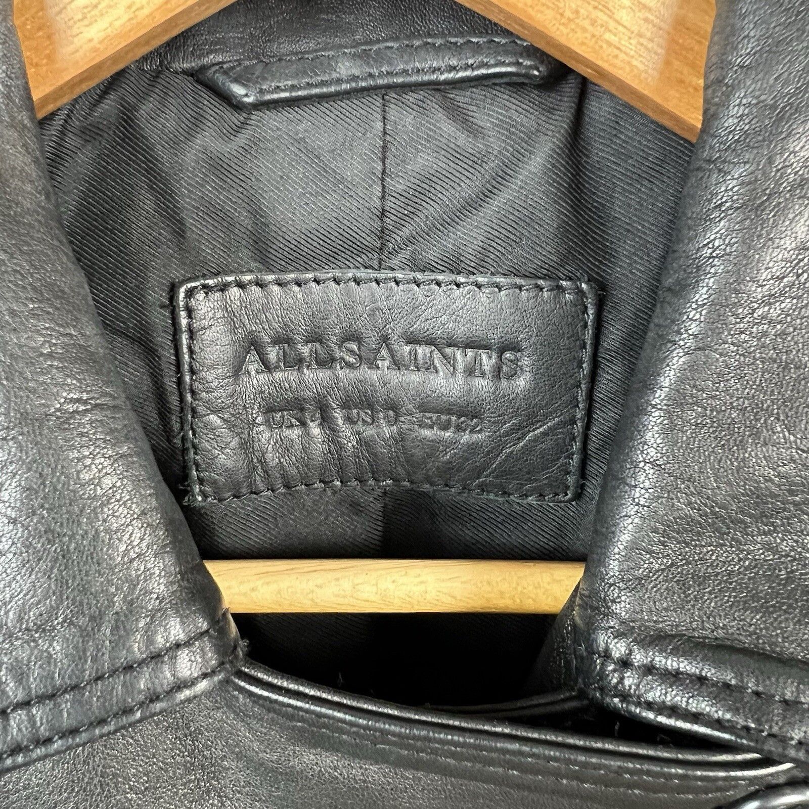 Allsaints Allsaints Leather Jacket Women's Size US 0 Long Sleeve Size XS / US 0-2 / IT 36-38 - 4 Thumbnail