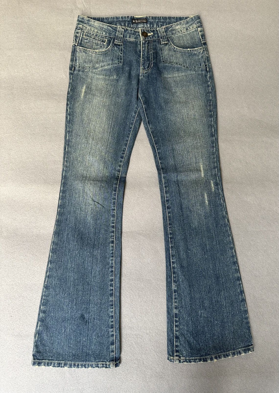 Japanese Brand FLARE Miss Artemis Tribal Design Low Rise Denim Size US 28 / EU 44 - 1 Thumbnail