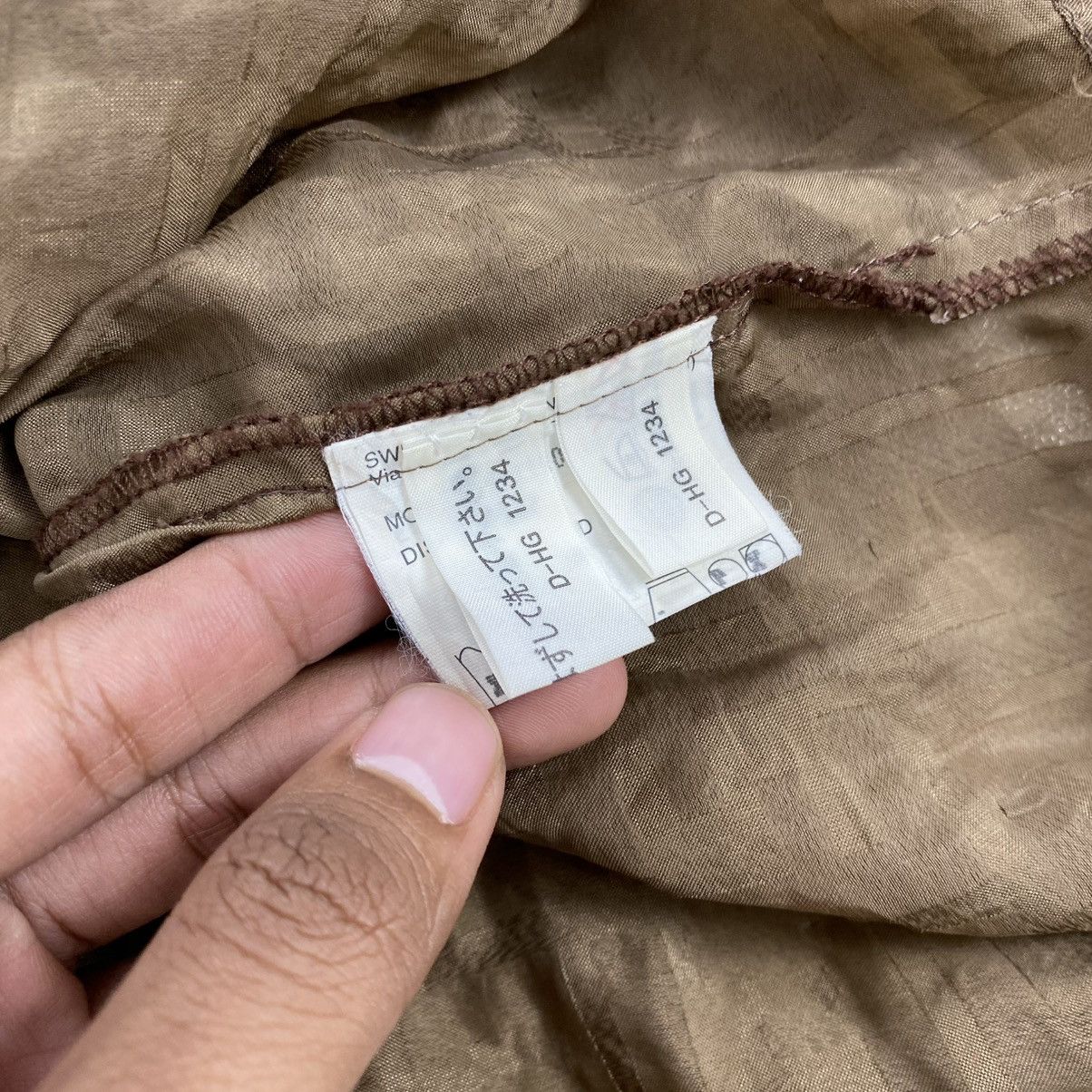 Fendi Vintage Fendi Monogram Distressed Transparent Shirt Luxury Size US M / EU 48-50 / 2 - 10 Thumbnail
