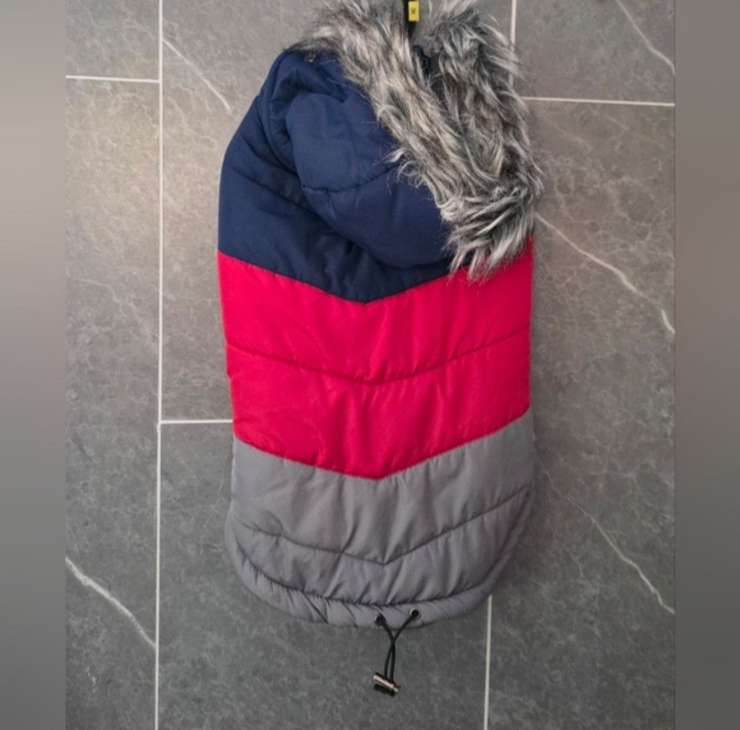 Nautica NWOT Nautica Pet Puffer Jacket Removable Faux Fur Hood M Size XXS / US 00 / IT 34 - 1 Thumbnail