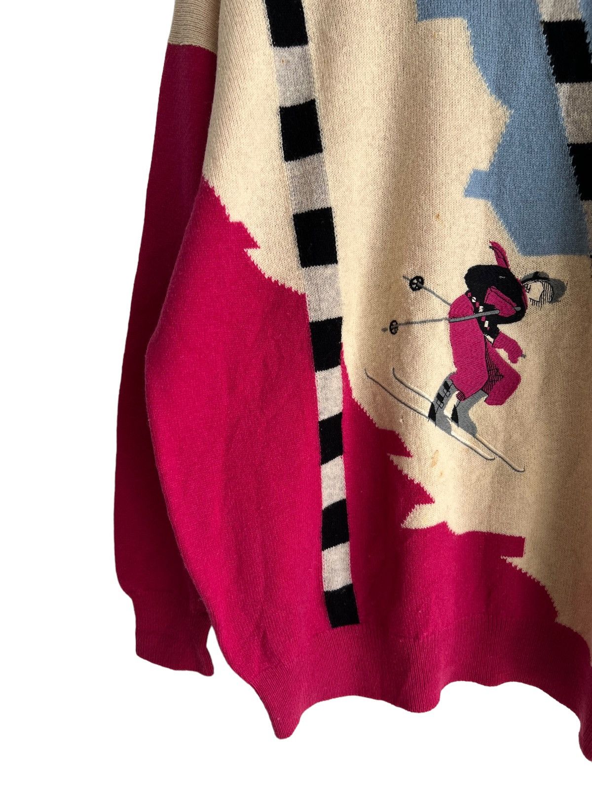 Golf le Fleur Vintage Pringle of Scotland Ski Adventure Wool Knitwear Size US L / EU 52-54 / 3 - 7 Thumbnail