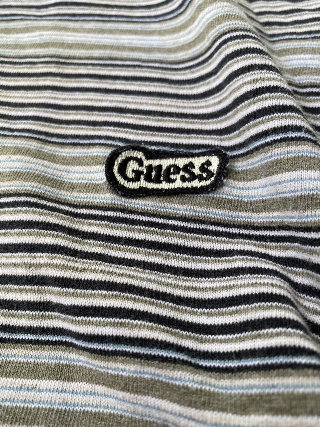 Guess Vintage Guess Striped Tee Size US L / EU 52-54 / 3 - 3 Thumbnail