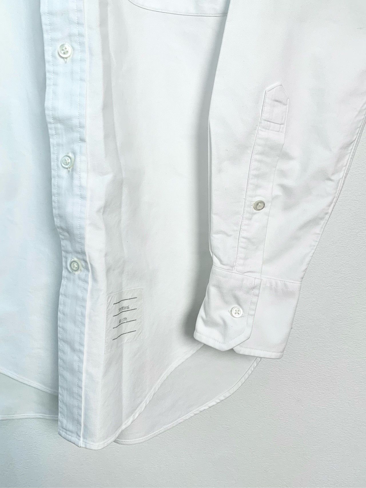 Thom Browne Thom Browne Shirt White Tricolor Stripe Collar Size XS / US 0-2 / IT 36-38 - 5 Thumbnail