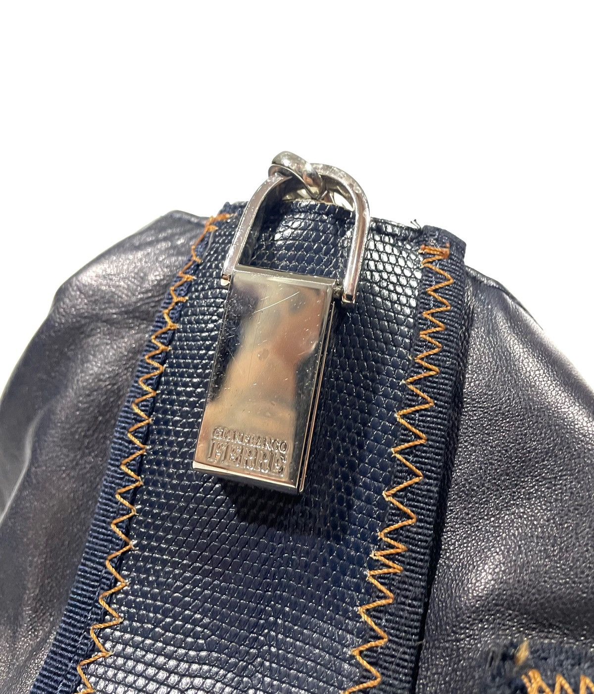 Gianfranco Ferre Gianfranco Ferre Blue Shoulder Limited Bag Crocodile Leather Size ONE SIZE - 7 Thumbnail