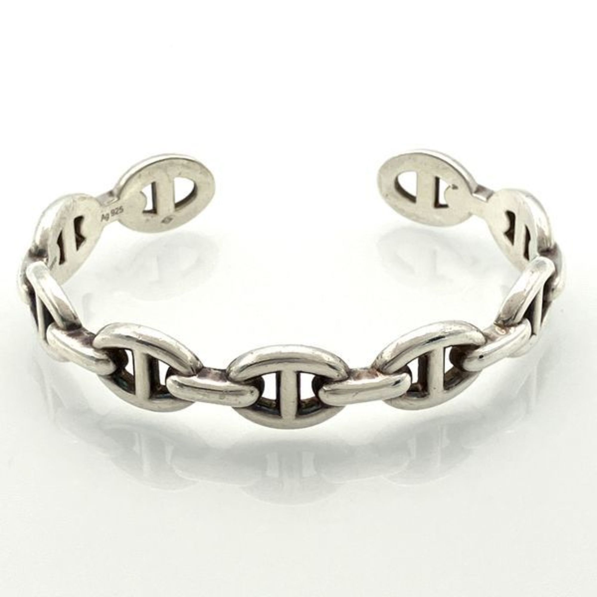 image of Hermes Ancienne Bangle Cuff Sv925 Bracelet in Silver, Women's