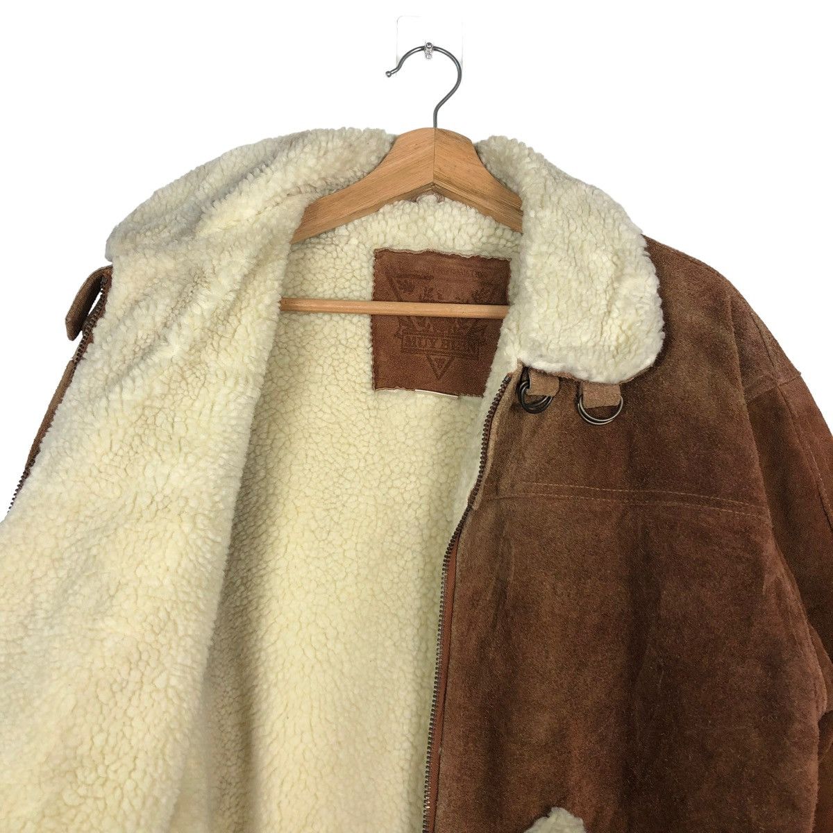 Japanese Brand 🔥90’s Vintage Biker Leather Jacket Muy Bill Mink Fur Lining Size US M / EU 48-50 / 2 - 7 Thumbnail