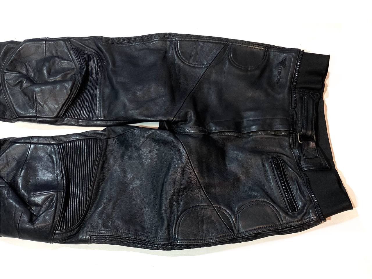 Vintage Modeka Racing Motorcycle Leather Pants Vintage Size US 33 - 4 Thumbnail