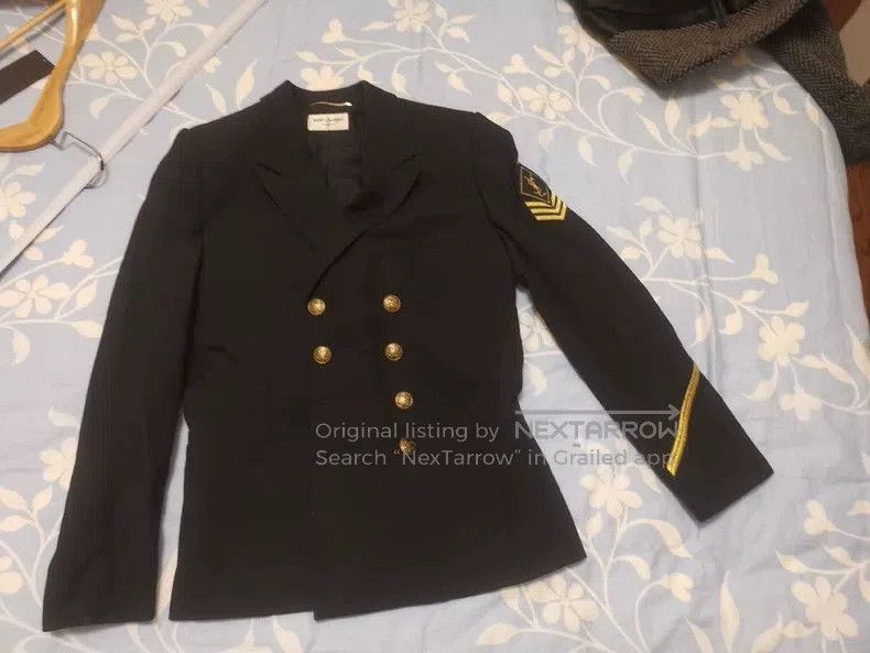 Saint Laurent Paris Saint Laurent Double-Breasted Military Jacket. Size US S / EU 44-46 / 1 - 1 Thumbnail