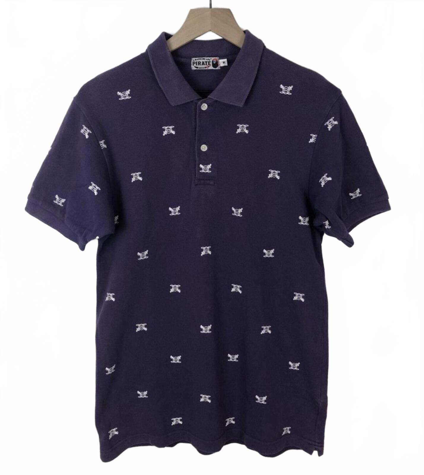 Bape BAPE x Baby Milo Pirate Store Purple Polo Medium Bathing Ape Size US M / EU 48-50 / 2 - 1 Thumbnail