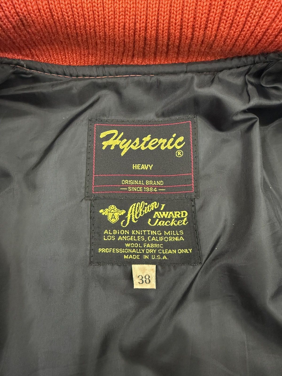 Hysteric Glamour 💥RARE💥90s HYSTERIC GLAMOUR 666 Varsity Letterman USA🇺🇸 Jacket Size US M / EU 48-50 / 2 - 4 Thumbnail