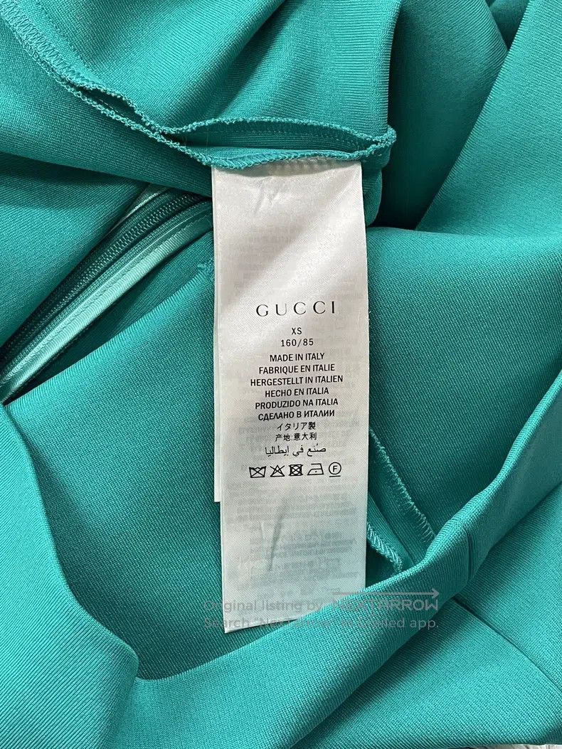 Gucci Gucci Blue diamond button dress Size XS / US 0-2 / IT 36-38 - 6 Thumbnail
