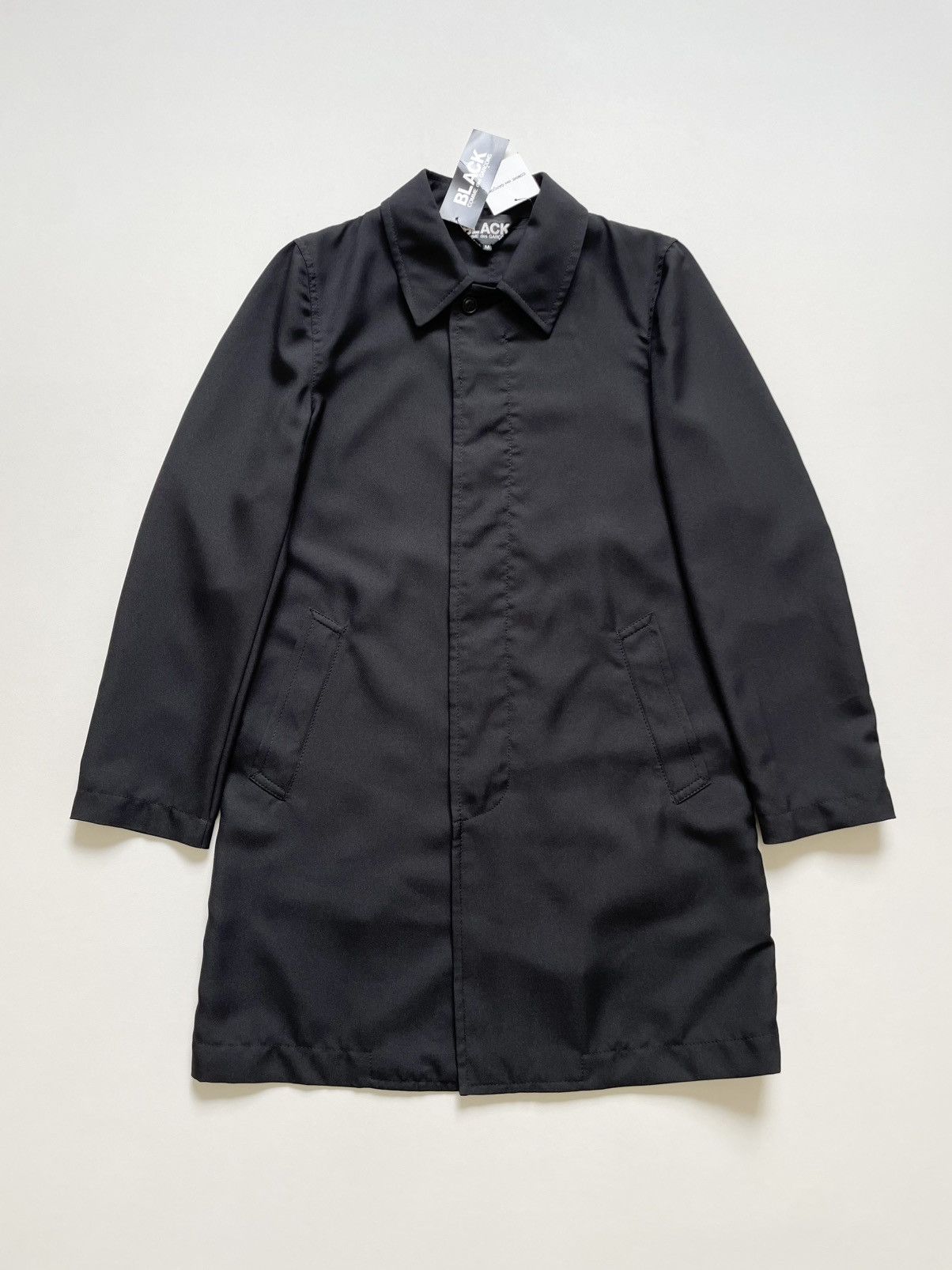Comme des Garcons S/S 13 Black Nylon Mac Jacket Size US M / EU 48-50 / 2 - 14 Thumbnail