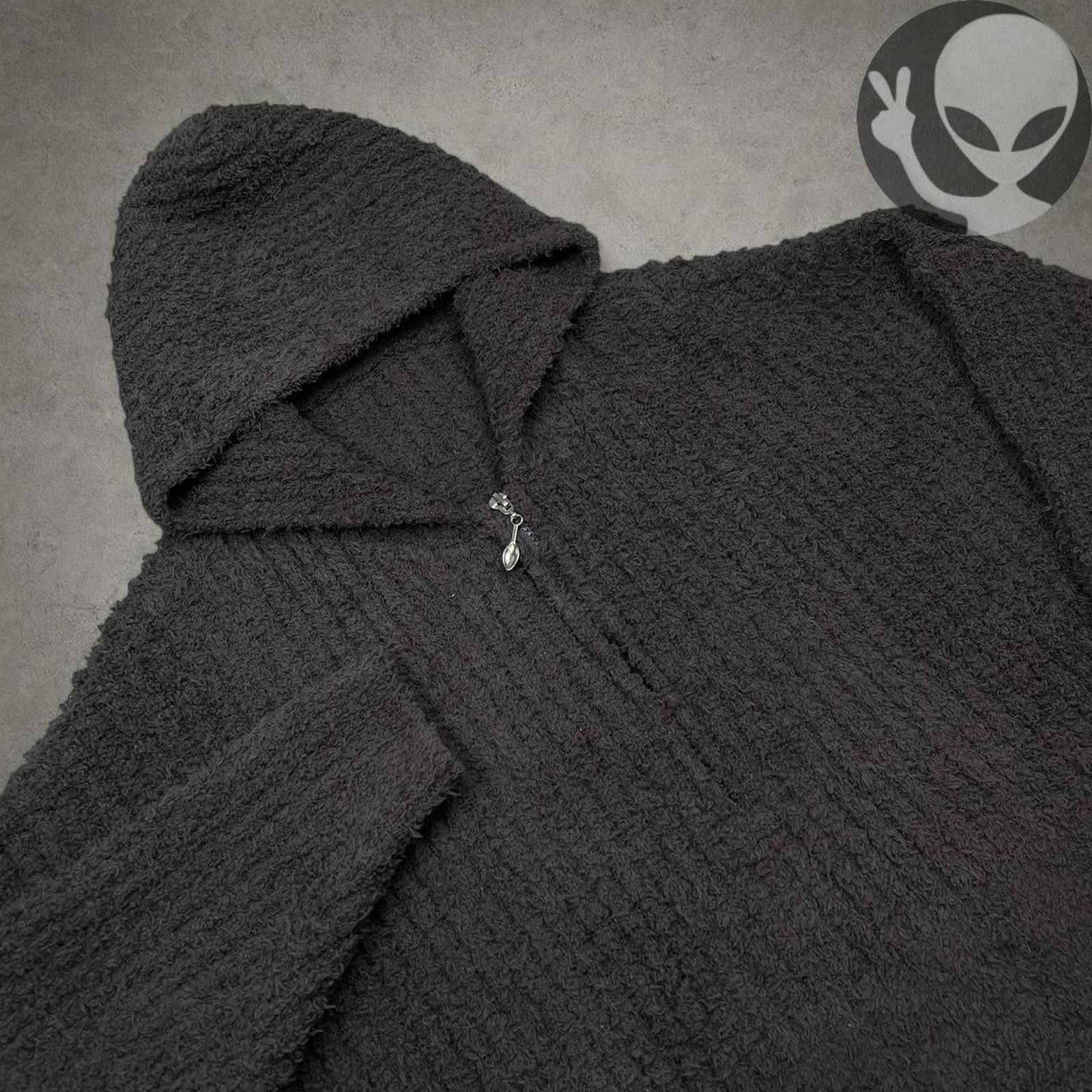 Other Custom Wool Robe adult extra large grey hooded pullover Size ONE SIZE - 3 Thumbnail