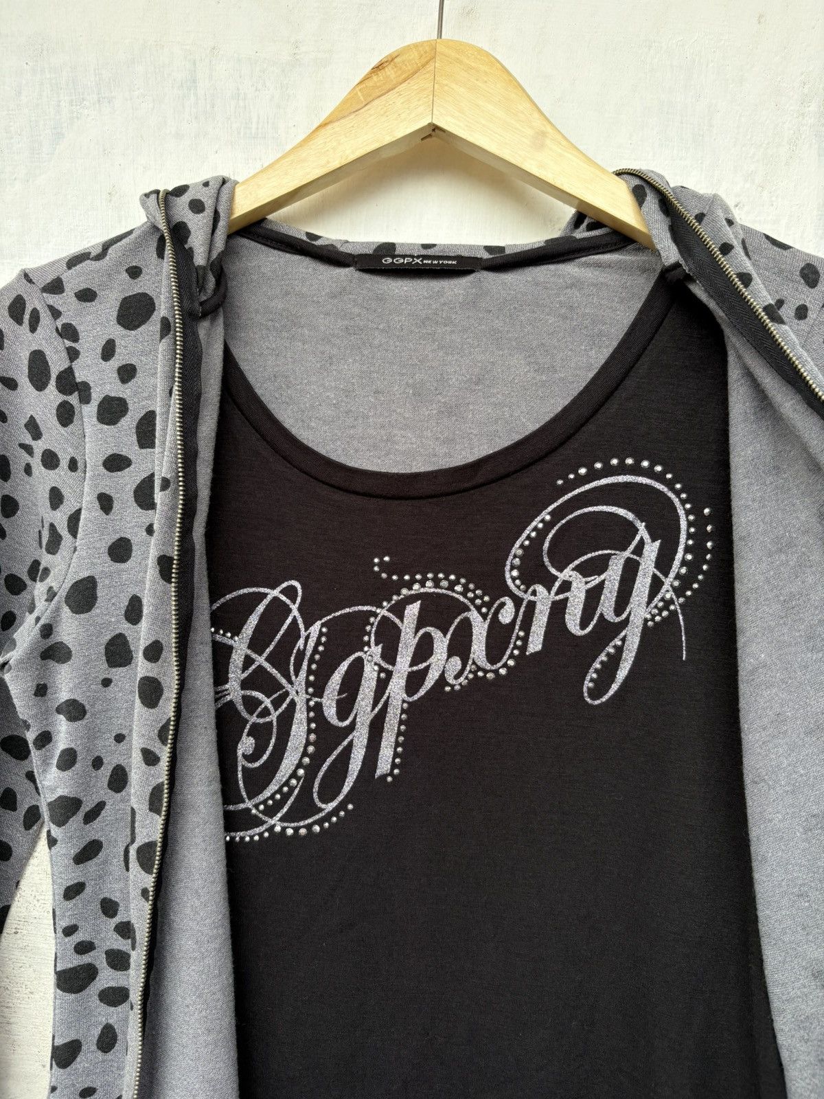 Japanese Brand GGPX NY Leopard Zipper Double Layer Jacker Japanese Brand Size US S / EU 44-46 / 1 - 4 Thumbnail