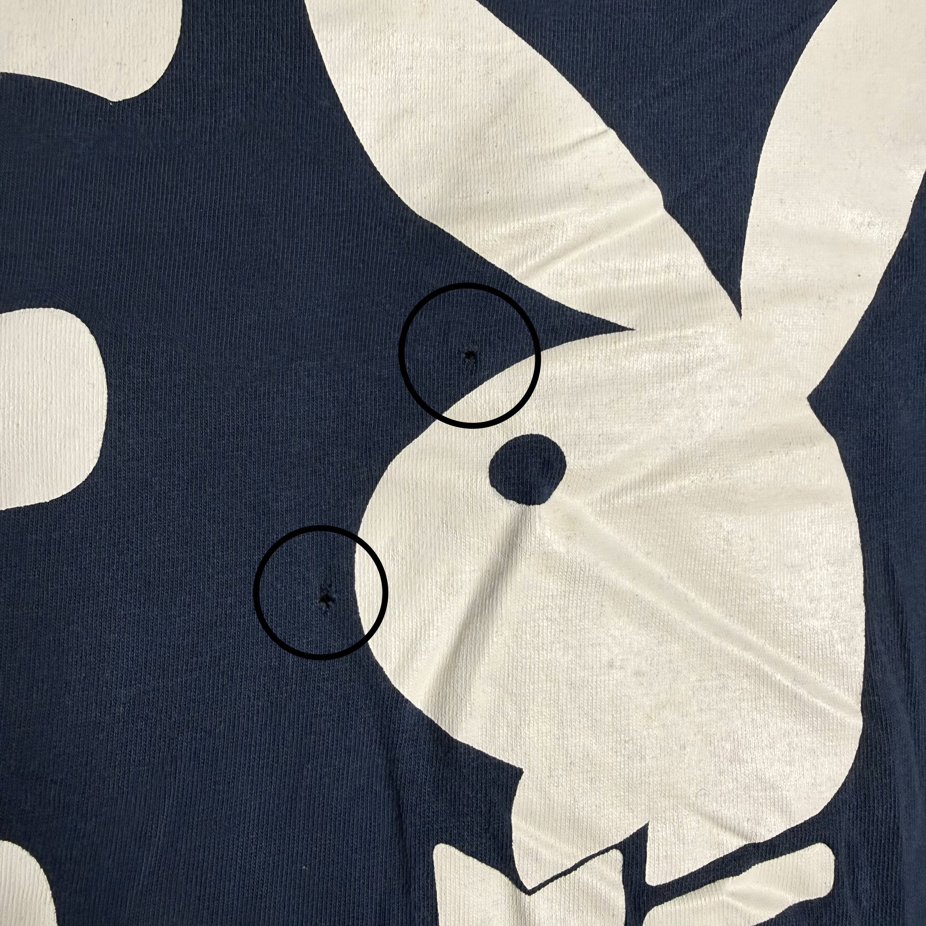 Playboy 🔥RARE🔥Vintage Playboy Iconic Bunny Spellout T-shirt Size US XL / EU 56 / 4 - 10 Thumbnail