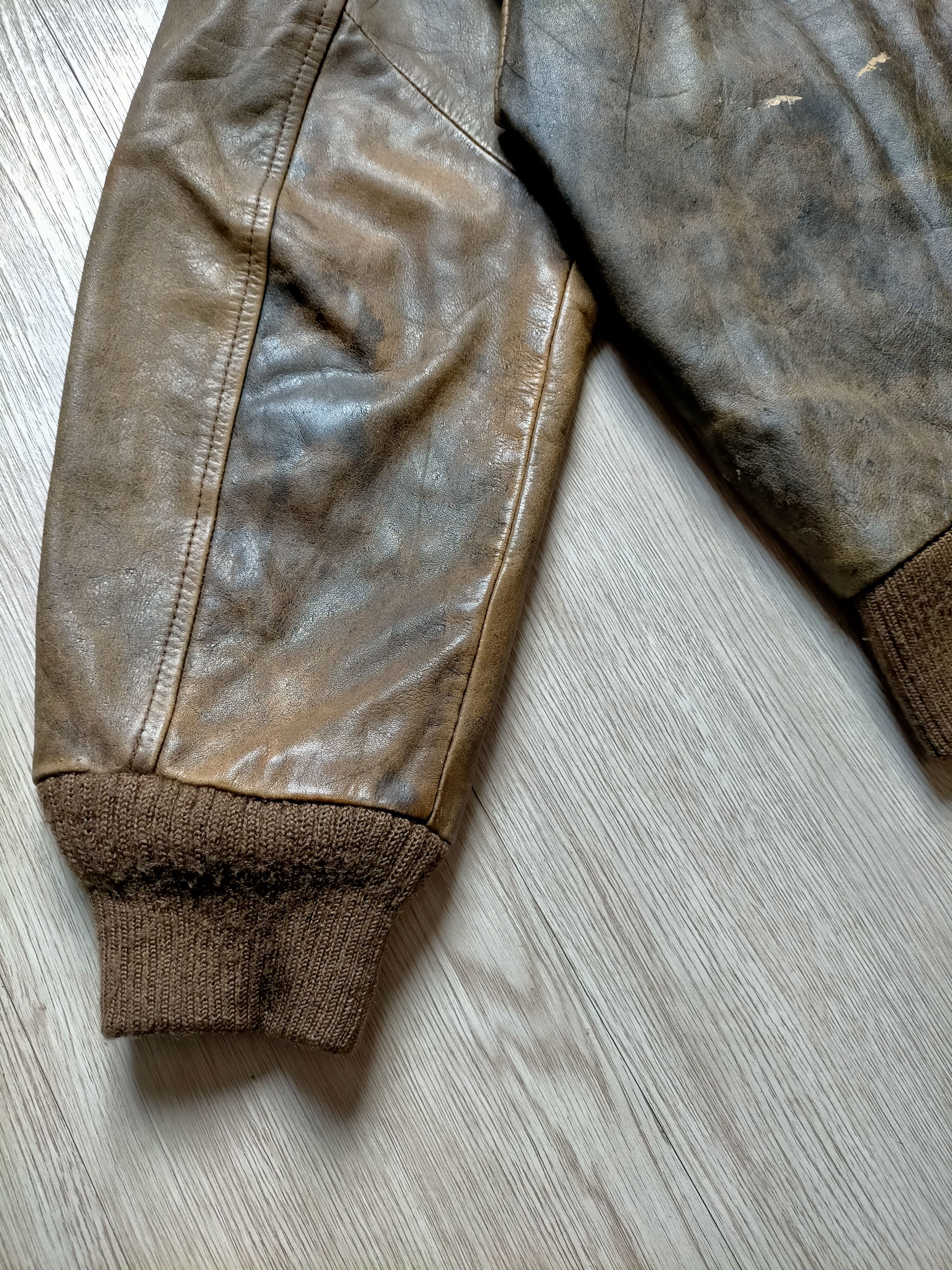 Burma Vintage 80s Burma Run Pilot Leather Jacket Size US M / EU 48-50 / 2 - 14 Thumbnail