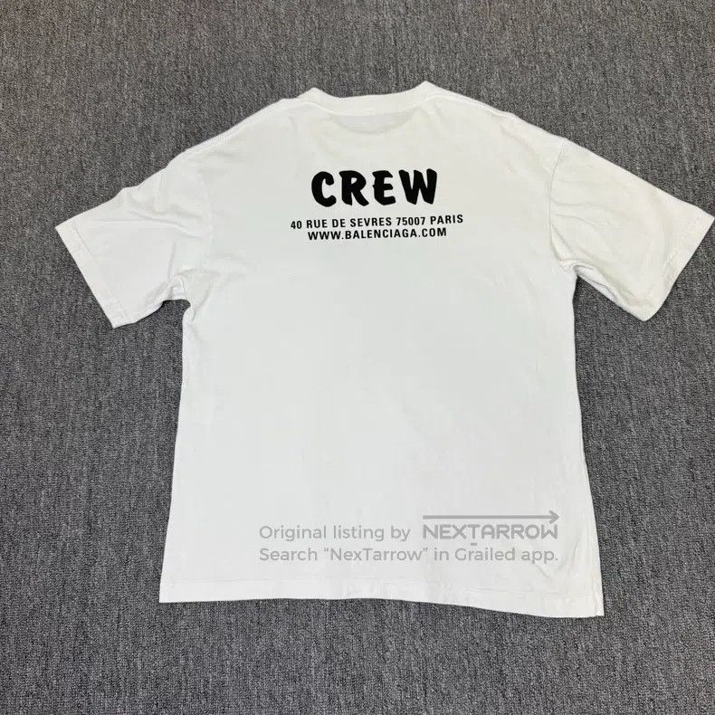 Balenciaga Balenciaga Letter Printed Crew Neck Short Sleeve T-Shirt Size US XXS / EU 40 - 2 Thumbnail