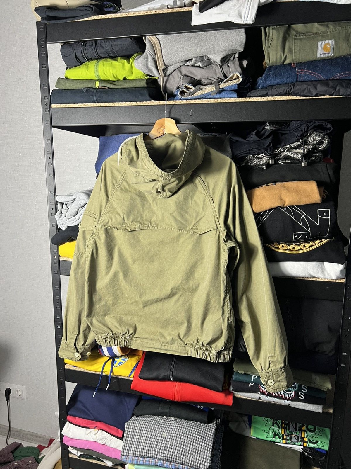 Polo Ralph Lauren 🧥 Polo Ralph Lauren Lightweight Hooded Jacket Olive Green Size US S / EU 44-46 / 1 - 6 Thumbnail