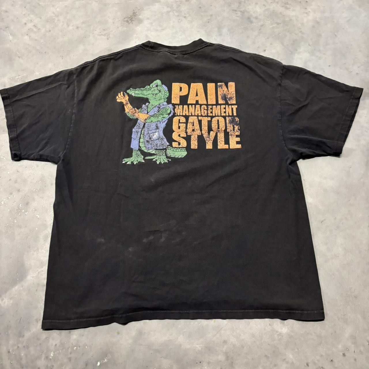 Crazy Vintage Y2K/2000s Faded Black Florida Gators Smack Talk College Graphic Tee!