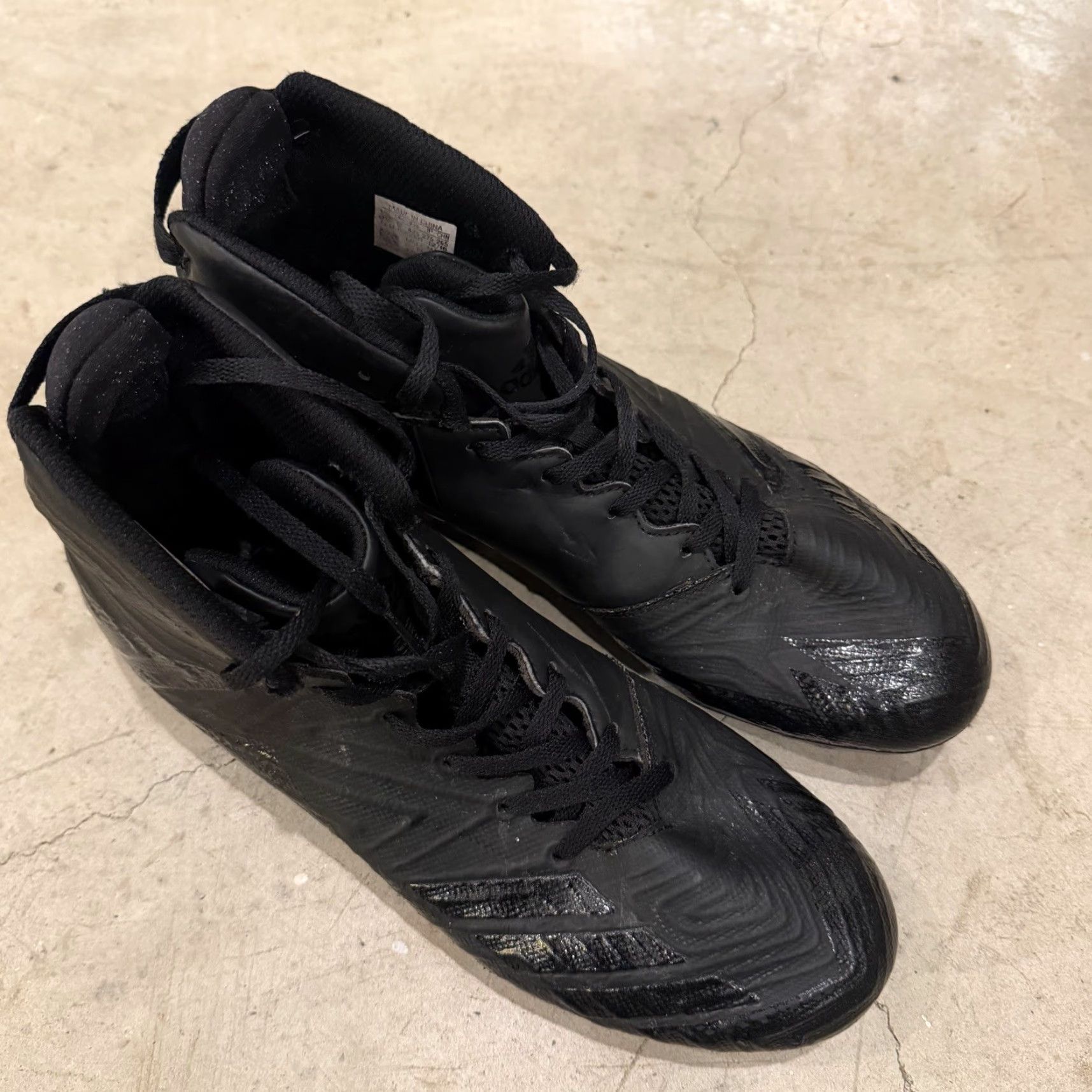 Adidas Adidas Freak X Carbon Mid Football Cleat BW0866 Black Mens Size 9.5 Football Cleat Sneakers Athletic Shoes Sneaker Mens Shoes Black BW0866 Size US 9 / EU 42 - 3 Thumbnail