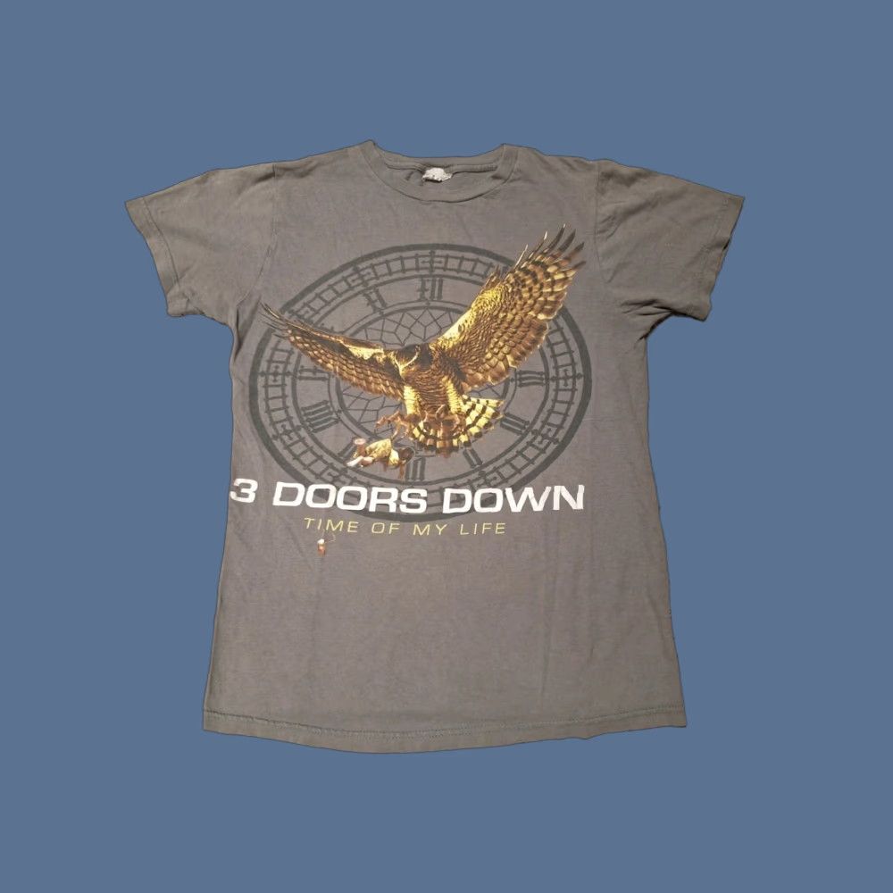 Vintage 3 Doors Down T-Shirt Shirt Unisex Adults S Gray Graphic Tee 3 Doors Down Band Tour 2012 Size US S / EU 44-46 / 1 - 1 Thumbnail