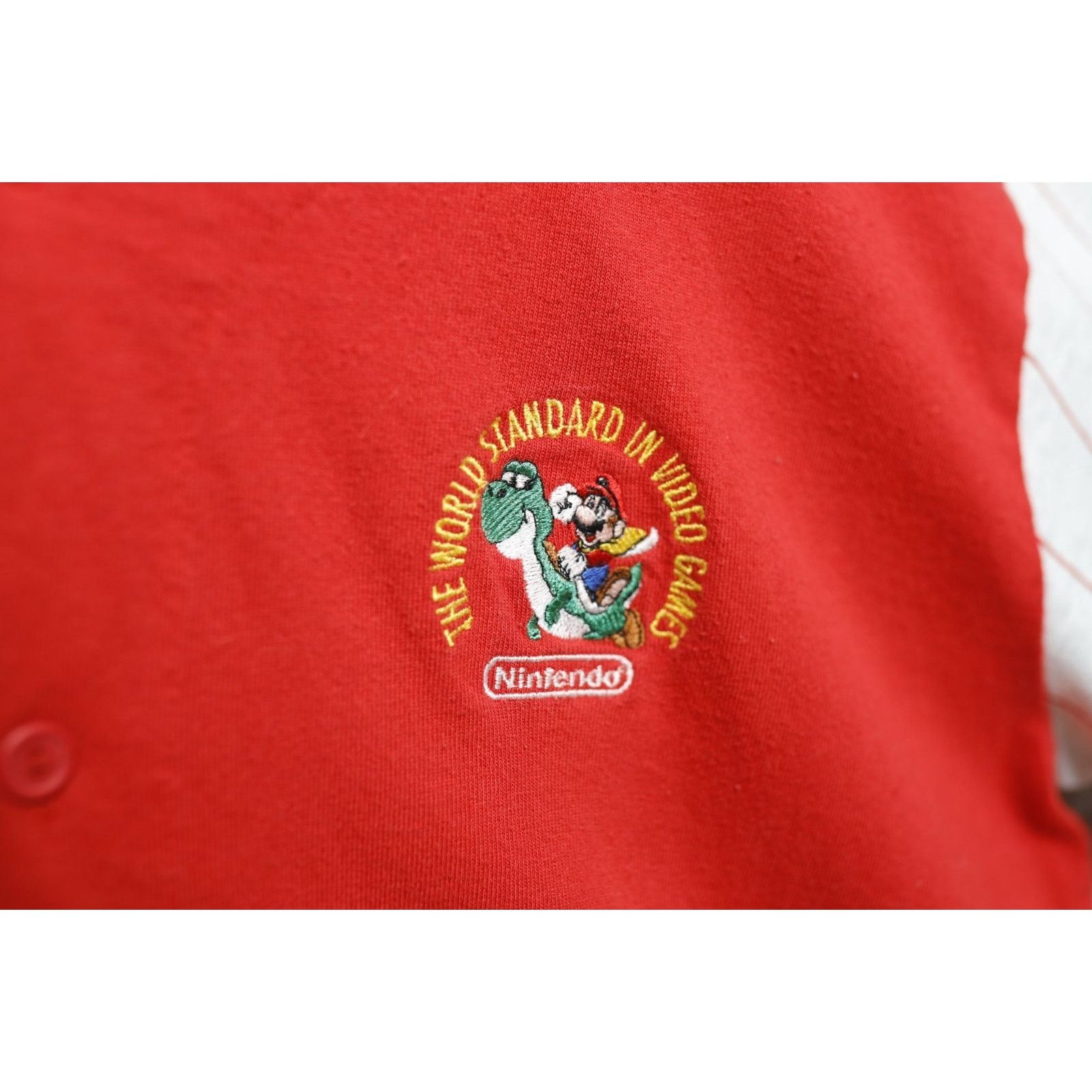 Vintage Nintendo Merchandising Vintage Super Mario Jersey Large 90s Size US L / EU 52-54 / 3 - 5 Thumbnail