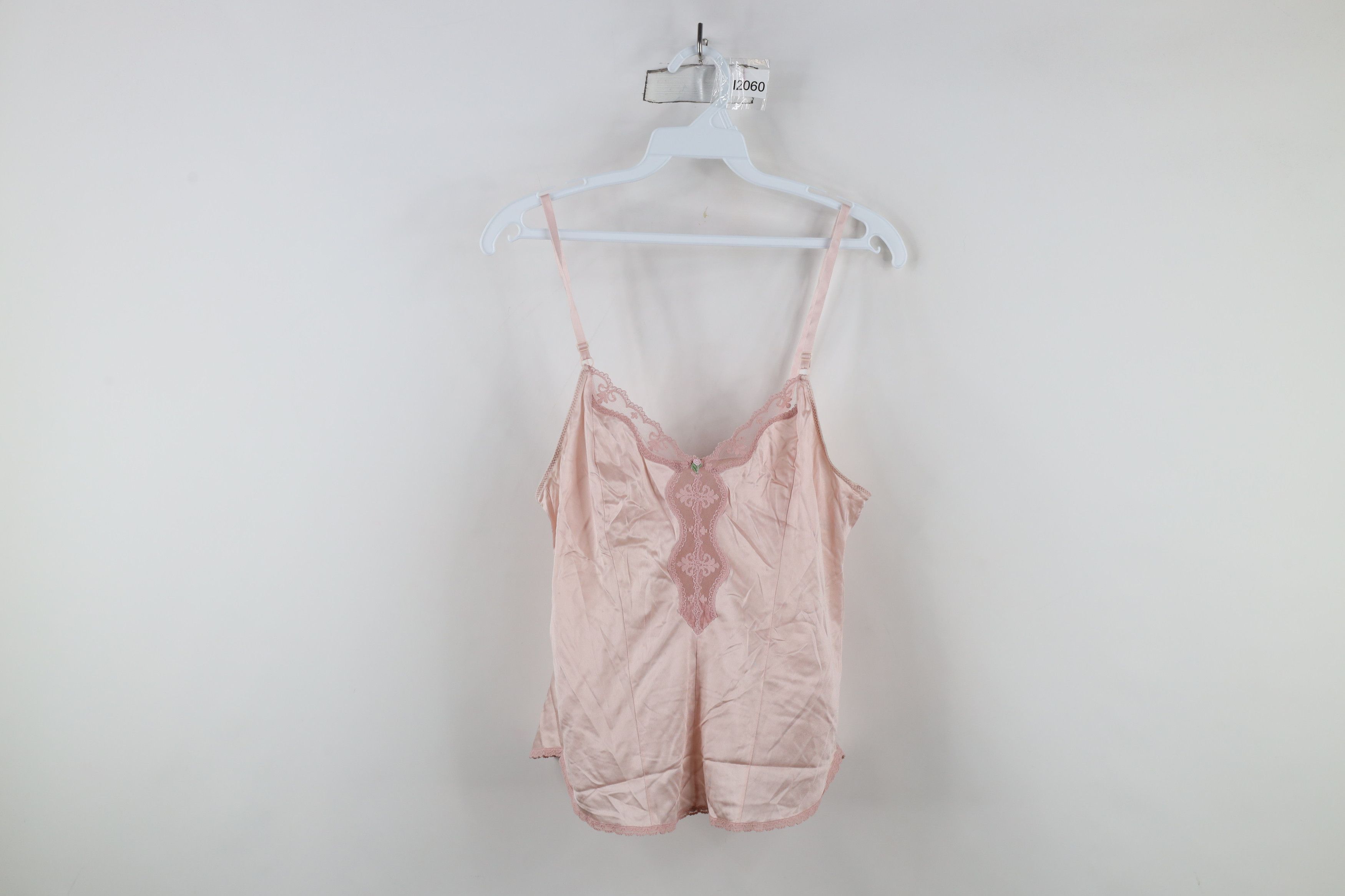 Vintage Vintage 70s Streetwear Lace Flower Cropped Night Shirt USA Size XS / US 0-2 / IT 36-38 - 1 Thumbnail