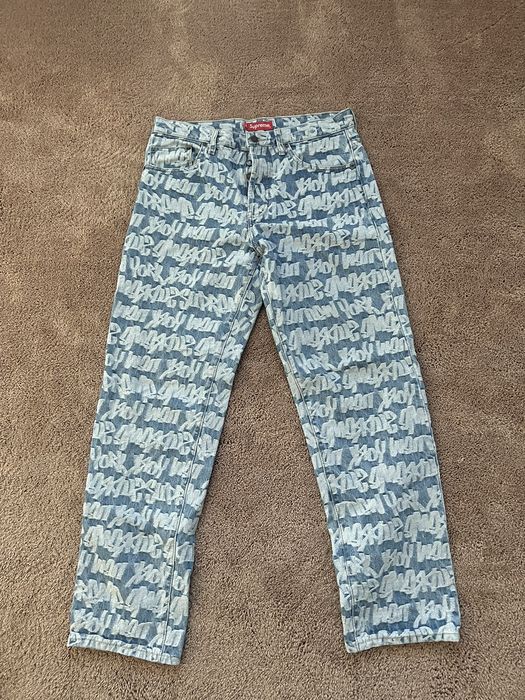 Supreme Supreme Fat Tip Jacquard Regular Jean | Grailed