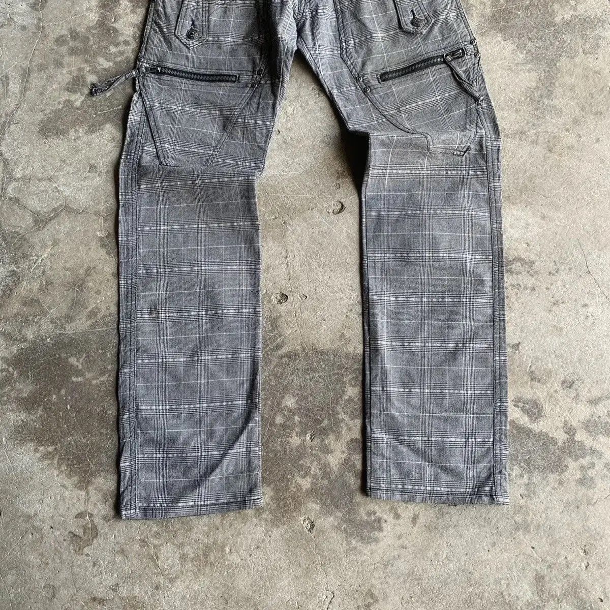 Bee Line by Billionaire Boys Club 💥 STEALS 💥BEE BELL Japan Multipocket VERY RARE Plaid Pants Size US 30 / EU 46 - 3 Thumbnail