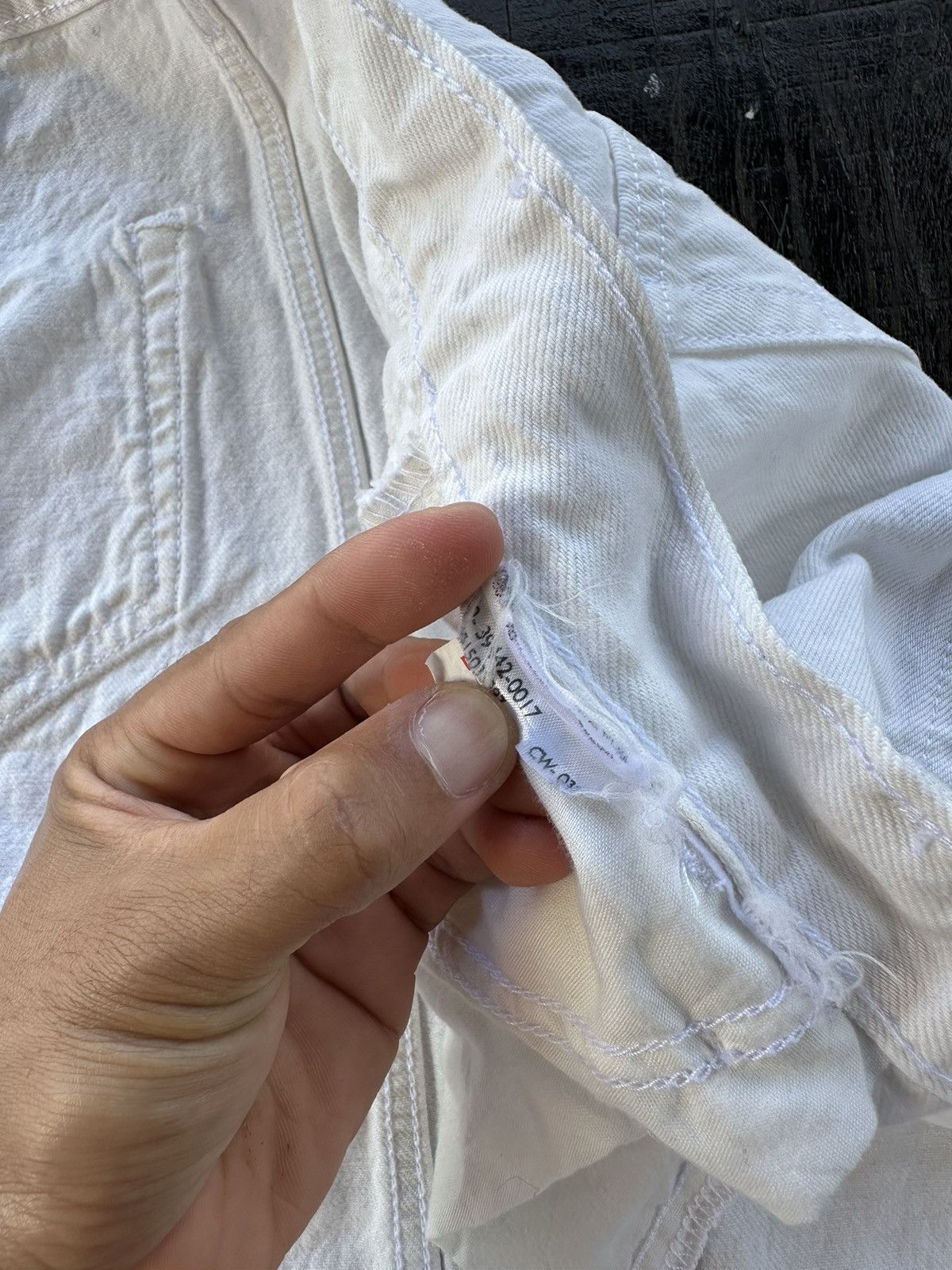 Levi's Levis white mini skirt Size 30" / US 8 / IT 44 - 12 Thumbnail