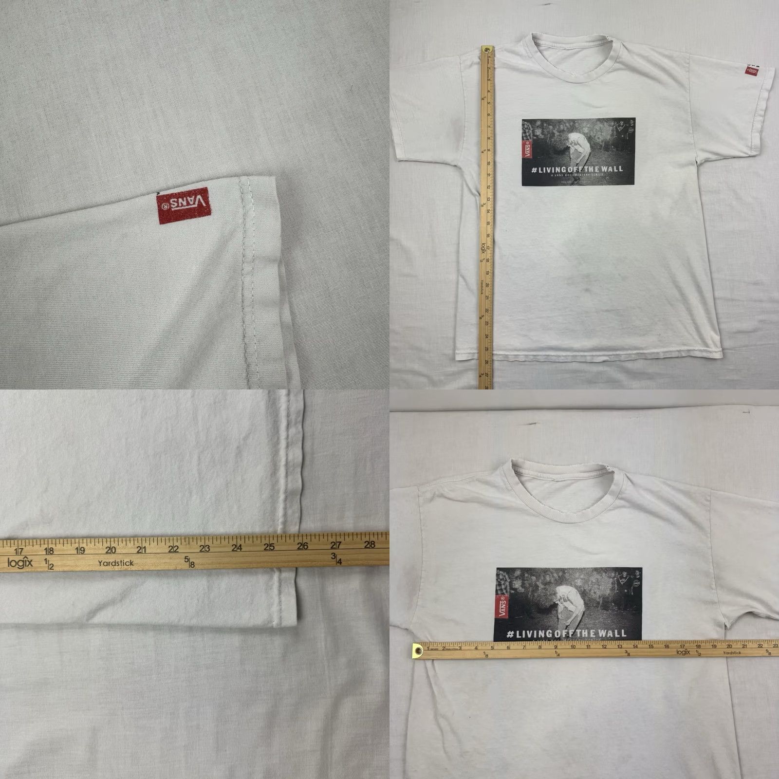 Vans VANS Shirt Adult M Gray Y2K 90s 2000s Sports Classic T Shirt Thrashed Stains Vintage Livingoffthewall Documentation Size US M / EU 48-50 / 2 - 8 Thumbnail