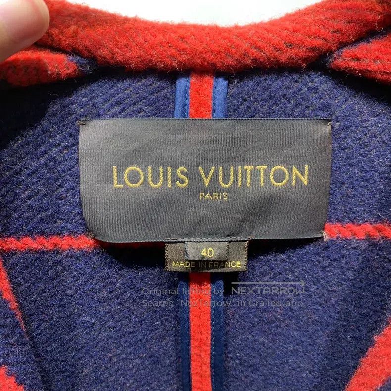 Louis Vuitton Louis Vuitton Wool striped cloak Size US XXS / EU 40 - 2 Thumbnail