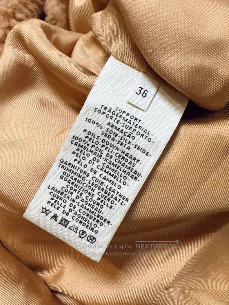Hermes Hermes Brown Beige Teddy Fur Camel Hair Collar Coat Size XS / US 0-2 / IT 36-38 - 4 Thumbnail