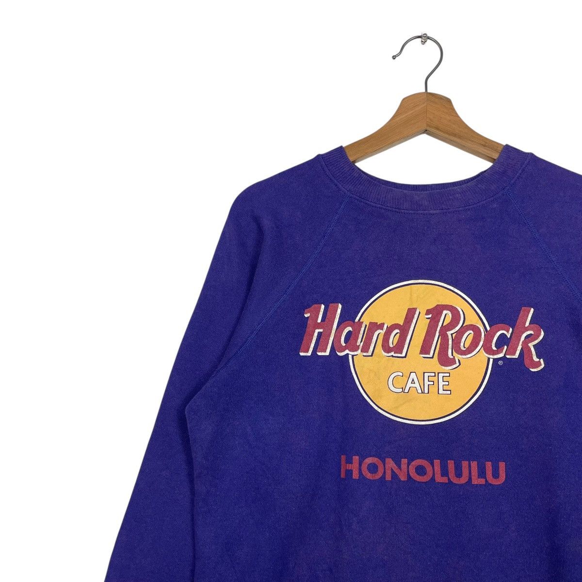 Hanes Vintage 80s Hard Rock Cafe Honolulu Crewneck Sweatshirt Size US M / EU 48-50 / 2 - 6 Thumbnail