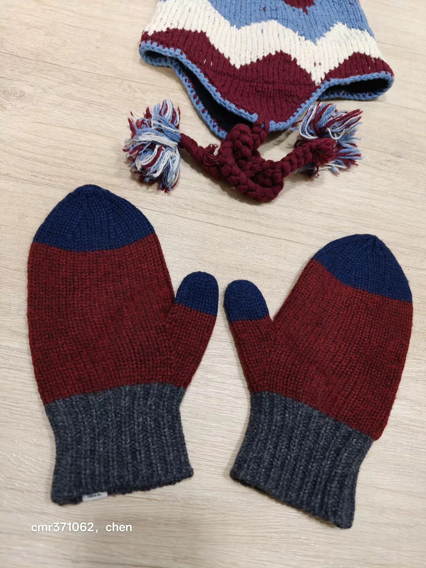 Visvim VISVIM 10AW KNIT FLAP CAP & MITTENS SET F (One Size) Size ONE SIZE - 3 Thumbnail