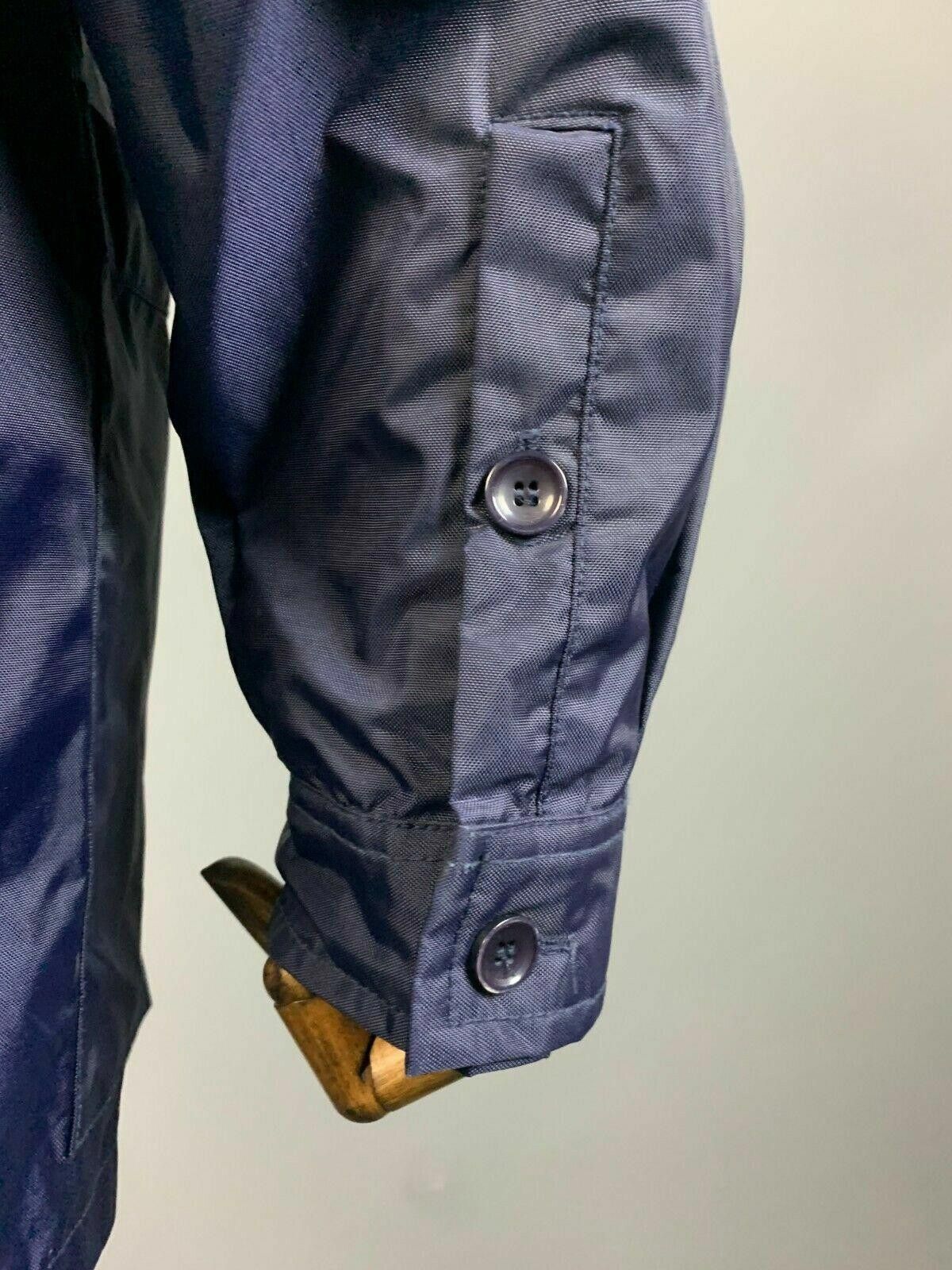 Valentino Men Valentino Jeans Blue Collared Nylon Trench Coat Size 52 Size M / US 6-8 / IT 42-44 - 10 Thumbnail