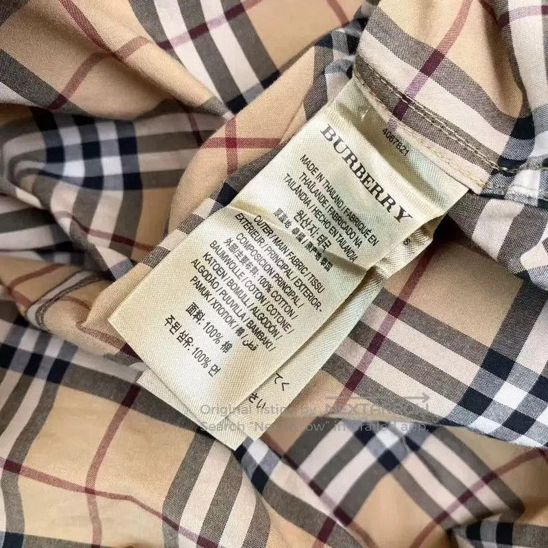 Burberry Burberry Multi-Color Cotton Women's Shirt. Size S / US 4 / IT 40 - 4 Thumbnail