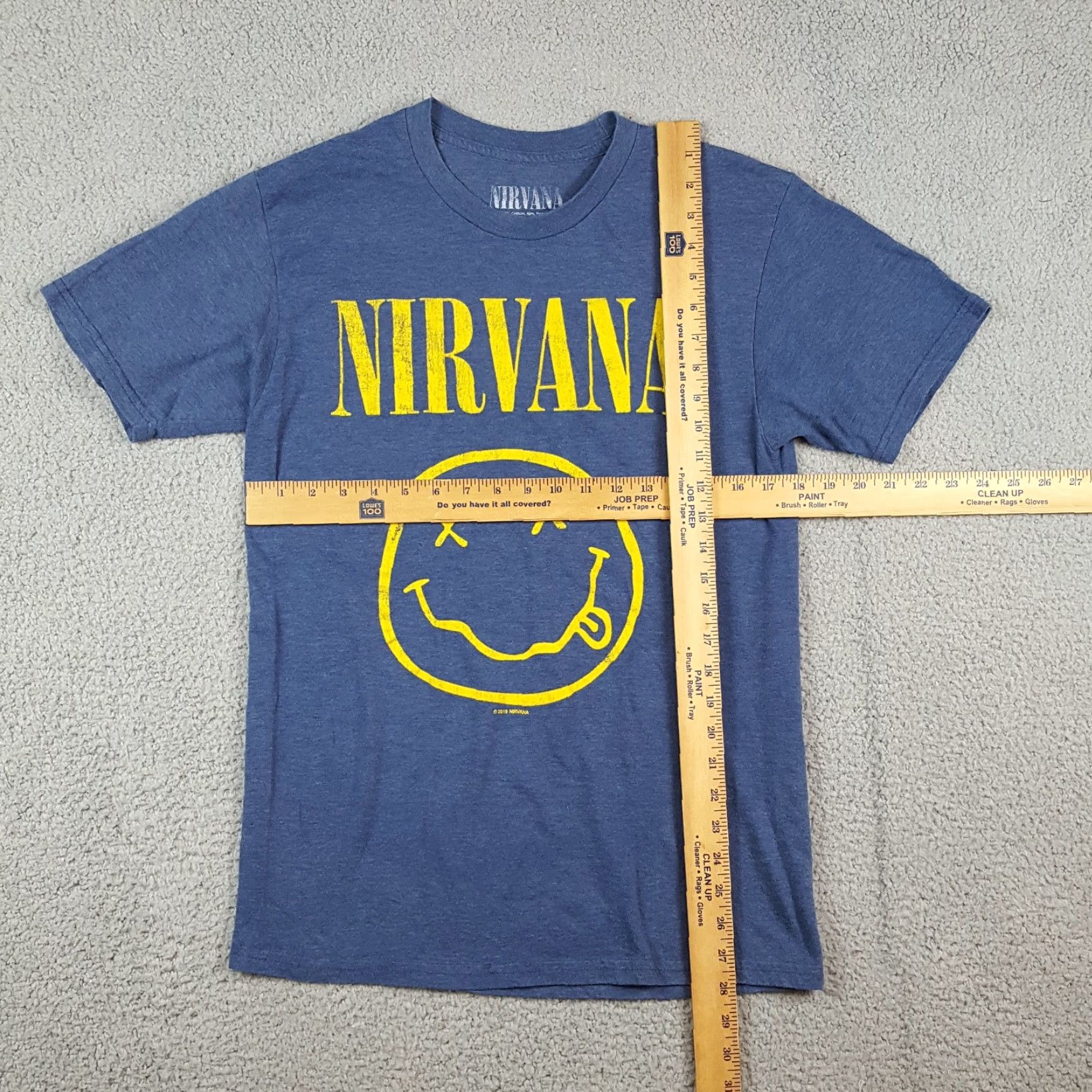 Logo 7 Vintage Nirvana T-Shirt Men XS Retro Grunge Band Smiley Face Logo 90s Kurt Cobain Y2K Size US XS / EU 42 / 0 - 6 Thumbnail