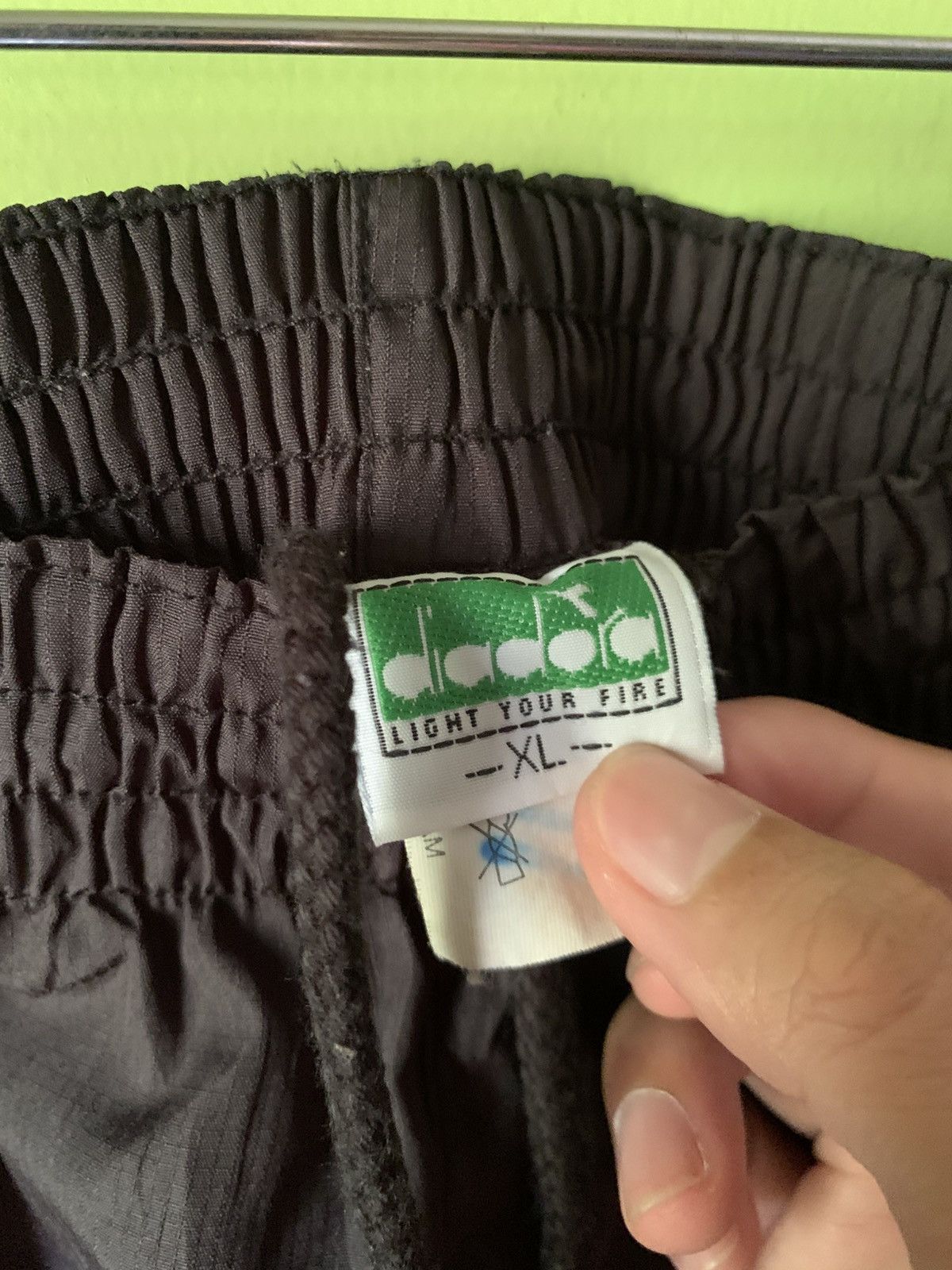 Diadora Vintage 1990s Diadora tear-away trackpants Size US 29 - 4 Thumbnail