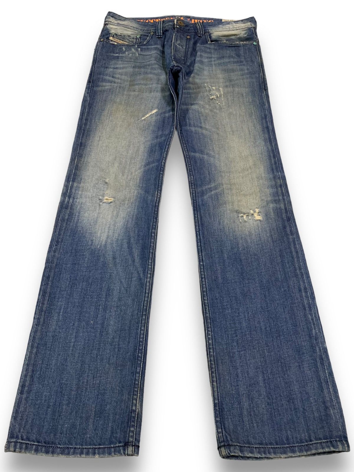 Diesel Vintage Diesel Industry Safado Mud Wash Button Fly Jeans Size US 31 - 1 Thumbnail