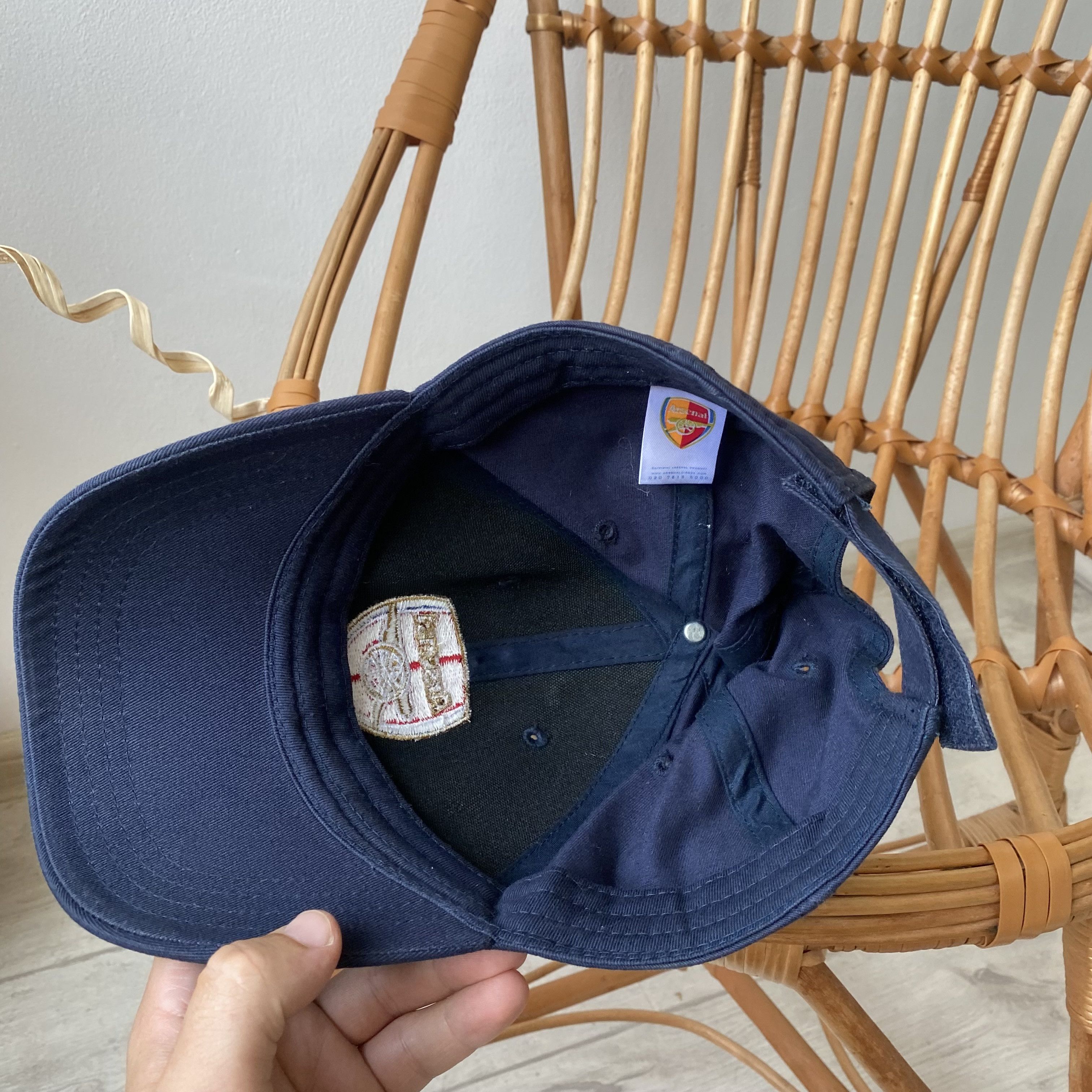 Nike Blockore FC Arsenal big logo cap Y2K jersey Dad hat Vintage Size ONE SIZE - 5 Thumbnail