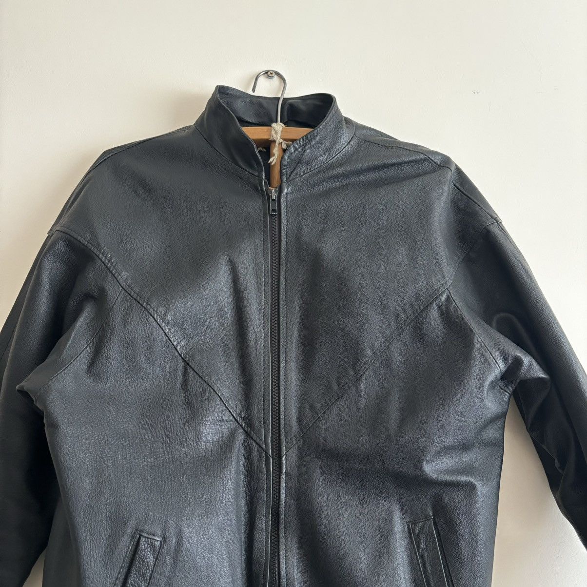 Hysteric Glamour × Vintage Vintage Avant-Garde Leather Jacket Size L / US 10 / IT 46 - 2 Thumbnail