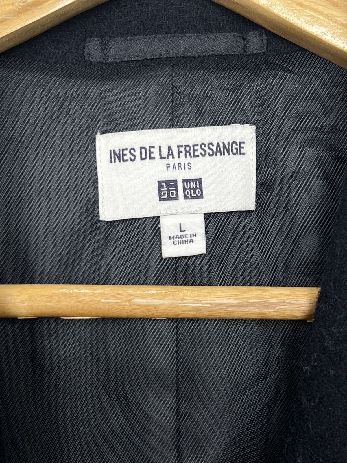 Uniqlo Uniqlo x Ines de la Fressange Wool Blend Chesterfield Coat Size L / US 10 / IT 46 - 3 Thumbnail