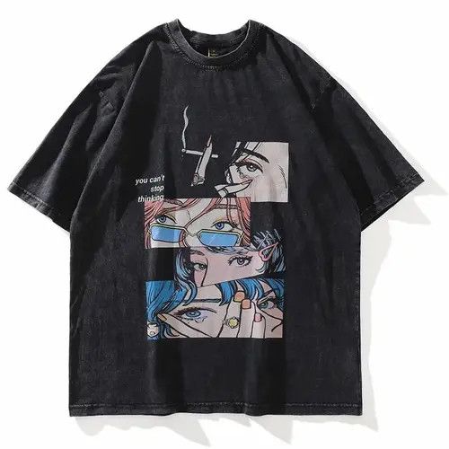 Japanese Brand Distressed Streetwear T Shirt Anime Size US M / EU 48-50 / 2 - 1 Thumbnail