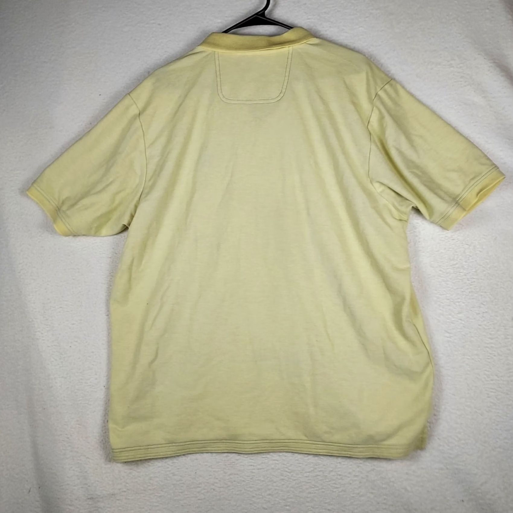 Tommy Bahama Tommy Bahama IslandZone Supima Polo Shirt Mens XL Yellow Short Sleeve Size US XL / EU 56 / 4 - 2 Thumbnail