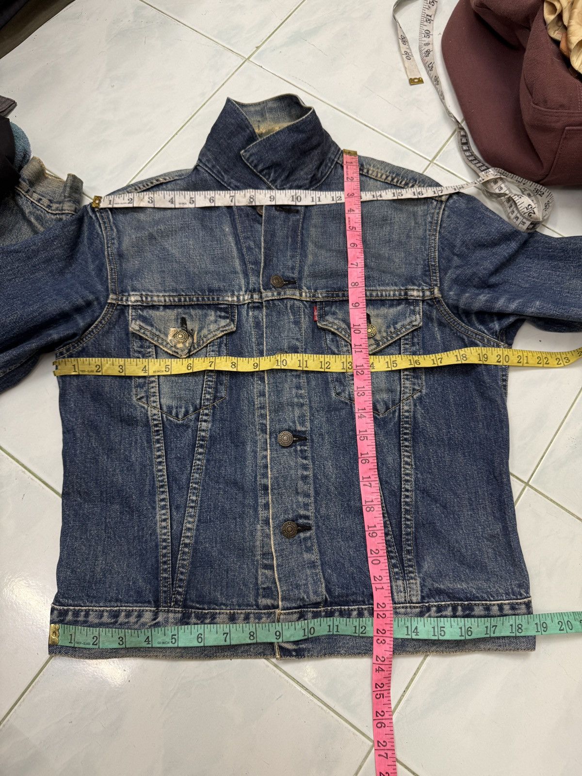 Levi's 🔥🔥🔥ARCHIVE VTG LEVIS BIG E TRUCKER JACKET Size US M / EU 48-50 / 2 - 17 Thumbnail